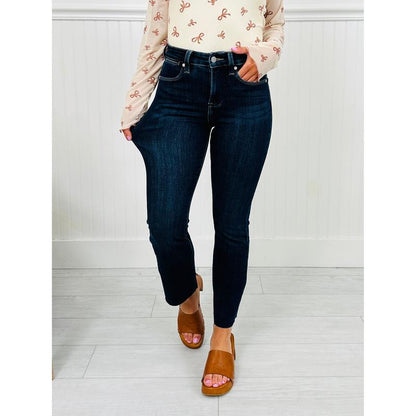 Feeling Fall Cropped Straight Tummy Control Jeans