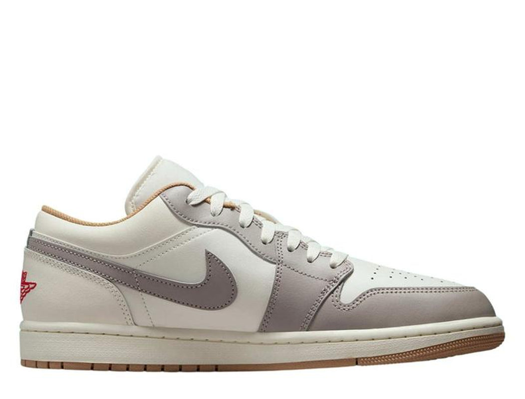 Nike Air Jordan 1 Low Hemp Sail College Grey 553558-169 Men'S Shoes NEW Athletic Sneakers